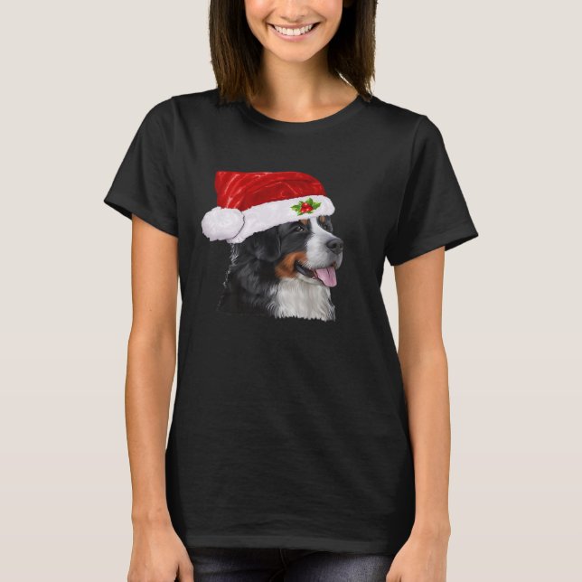 Bernese Mountain Christmas Shirt Dog Christmas Cos (Vorderseite)