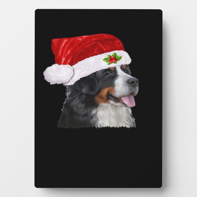 Bernese Mountain Christmas Shirt Dog Christmas Cos Fotoplatte (Vorderseite)