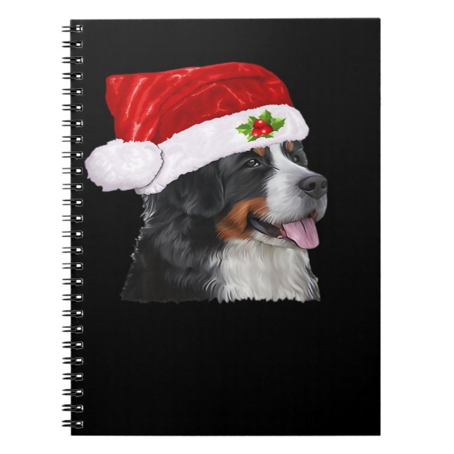Bernese Mountain Christmas Shirt Dog Christmas Cos Notizblock (Vorderseite)