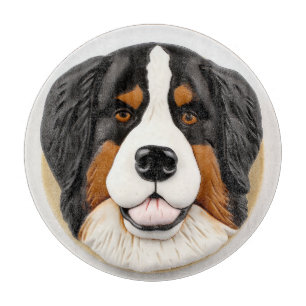 Bernese Mountain Dog 3D Inspiriert Schneidebrett