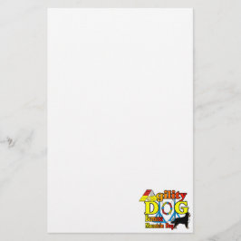 Bernese Mountain Dog Agility Briefpapier