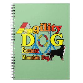 Bernese Mountain Dog Agility Notizblock
