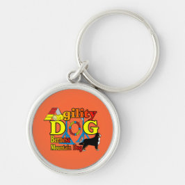 Bernese Mountain Dog Agility Schlüsselanhänger