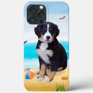 Bernese Mountain Dog am Strand Case-Mate iPhone Hülle