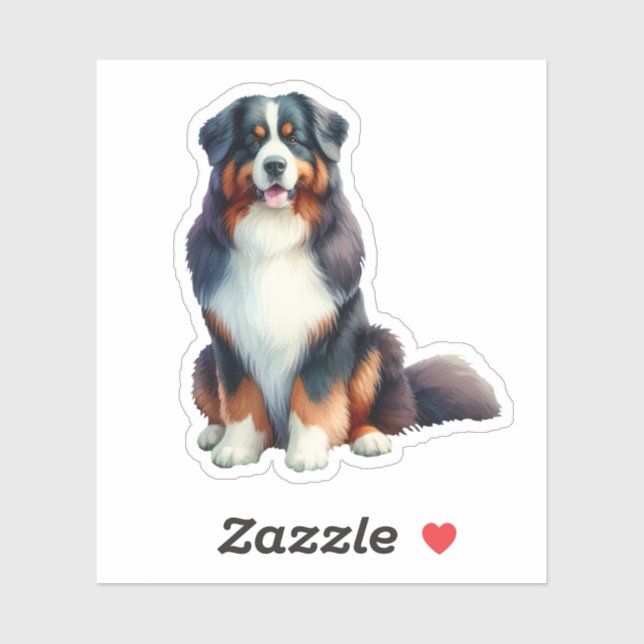 Bernese Mountain Dog Aufkleber (Blatt)
