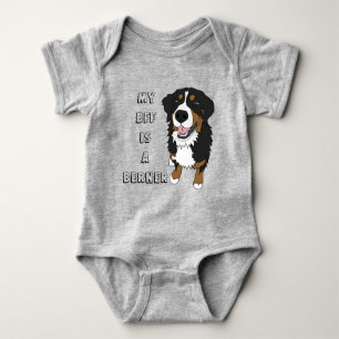 Bernese Mountain Dog  Baby Strampler