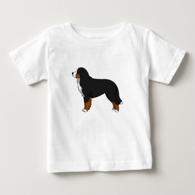 Bernese Mountain Dog Baby T-shirt (Vorderseite)
