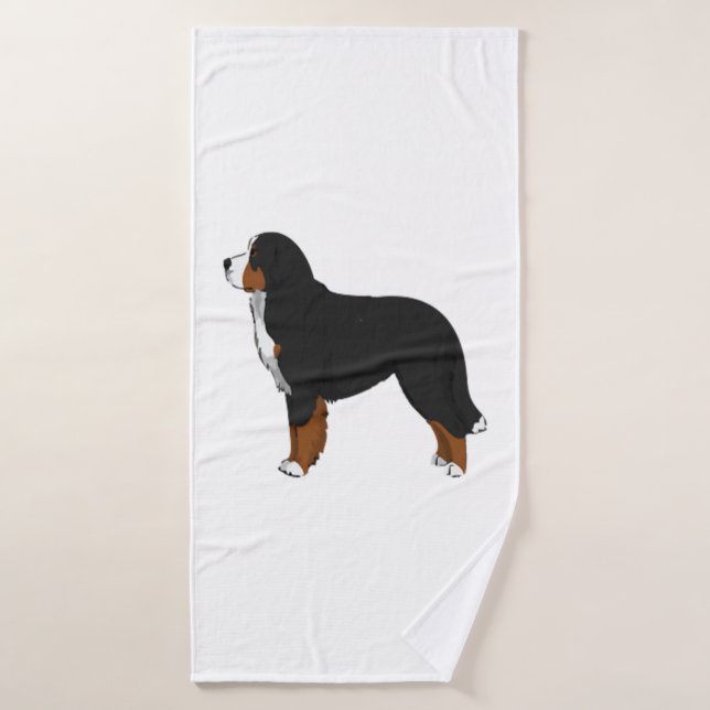 Bernese Mountain Dog Badehandtuch (Badehandtuch)