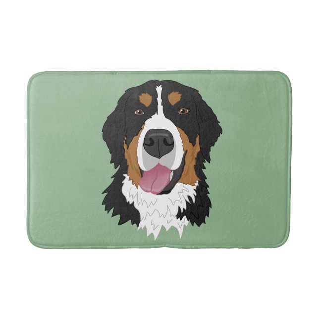 Bernese Mountain Dog Badematte (Vorderseite)