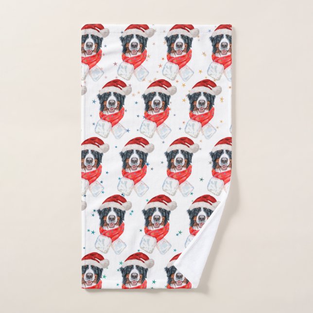 Bernese Mountain Dog Breed Christmas Handtuch (Handtuch)