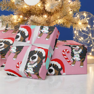 Bernese Mountain Dog Christmas Geschenkpapier