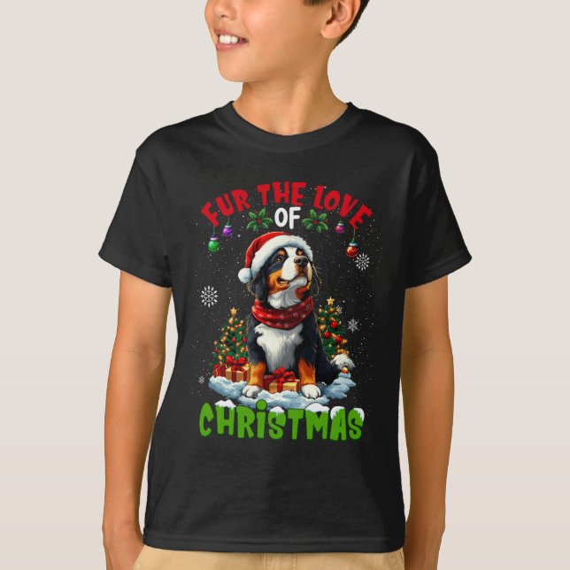 Bernese Mountain Dog Christmas Tree Decorations Do T-Shirt (Vorderseite)