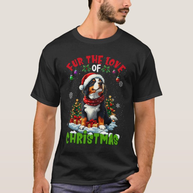 Bernese Mountain Dog Christmas Tree Decorations Do T-Shirt (Vorderseite)