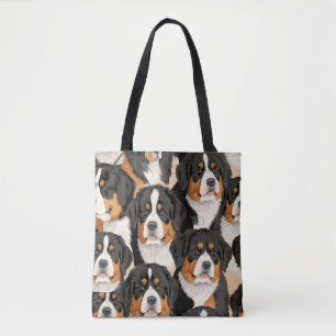 Bernese Mountain Dog Decorative Nahtloses Muster