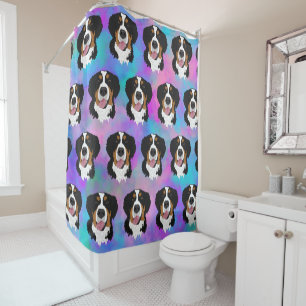 Bernese Mountain Dog Duschvorhang