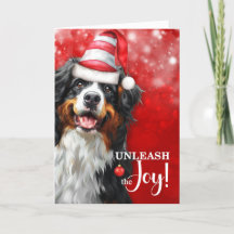 Bernese Mountain Dog Entleash the JoChristmas