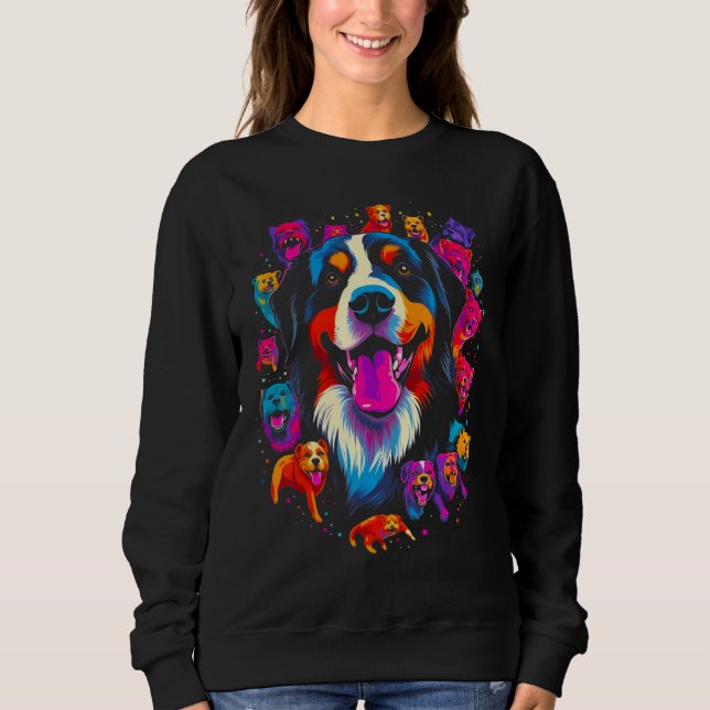 Bernese Mountain Dog Family Sweatshirt (Vorderseite)