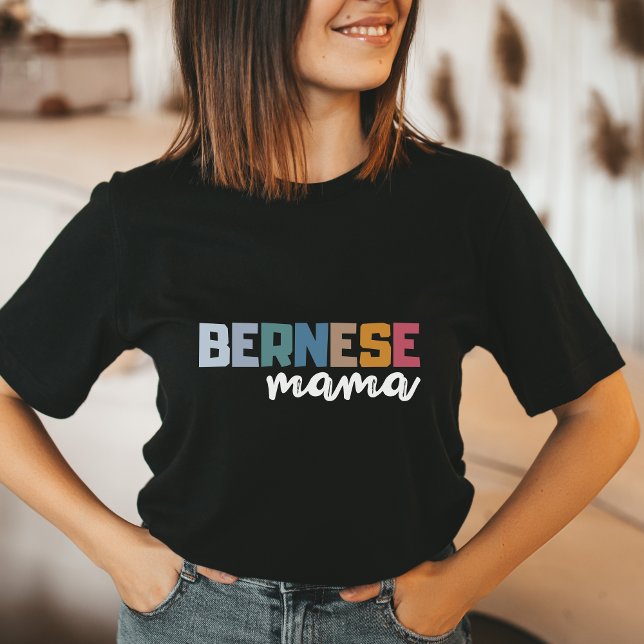 Bernese Mountain Dog farbenfrohe Gabe für Hundelie T-Shirt (Von Creator hochgeladen)