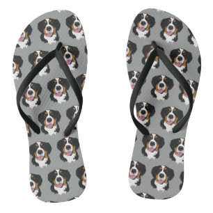 Bernese Mountain Dog  Flip Flops