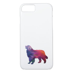 Bernese Mountain Dog Geo Silhouette Lila Case-Mate iPhone Hülle
