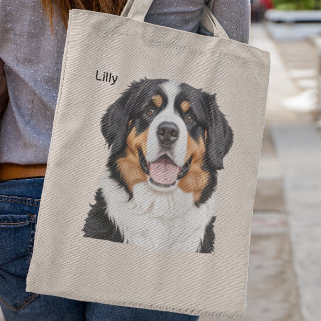 Bernese Mountain Dog Geschenk für Berner Sennenhon Tragetasche (Von Creator hochgeladen)