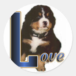 Bernese Mountain Dog Geschenke Runder Aufkleber