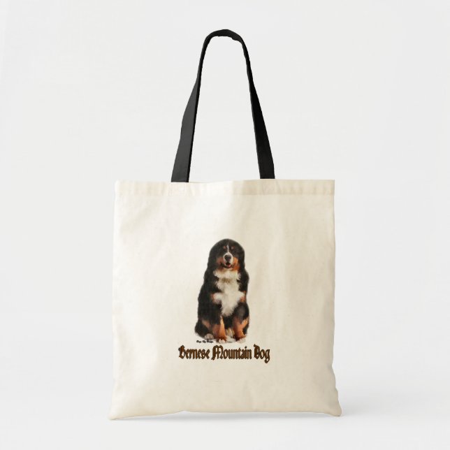 Bernese Mountain Dog Geschenke Tragetasche (Vorne)