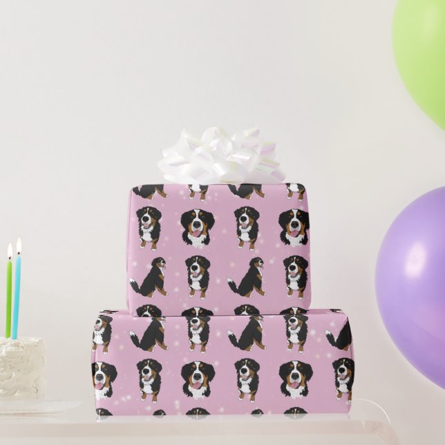 Bernese Mountain Dog Geschenkpapier (Partygeschenke)