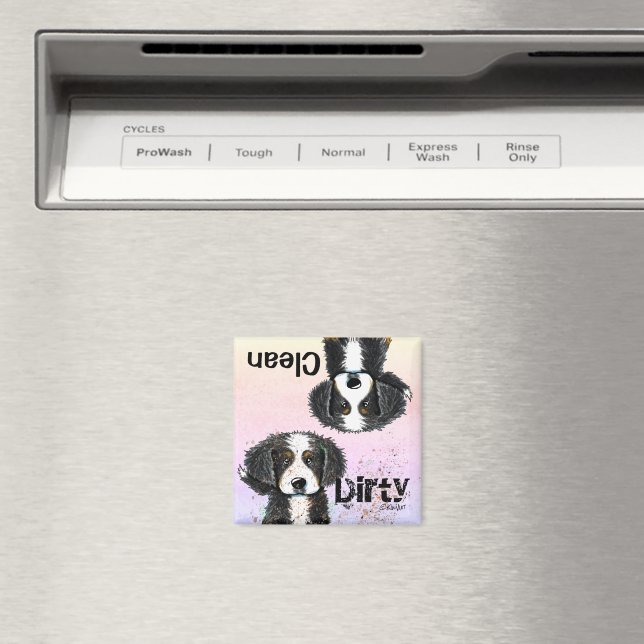 Bernese Mountain Dog Geschirrspüler Magnet (In Situ (Geschirrspüler))