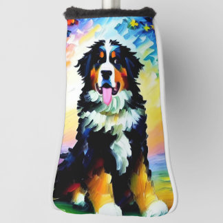 Bernese Mountain Dog Golf Head Cover Headcover
