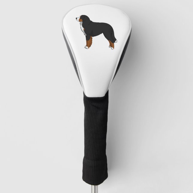 Bernese Mountain Dog Golf Headcover (Vorderseite)