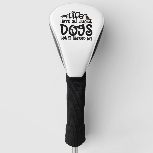 Bernese Mountain Dog Golf Headcover (Vorderseite)