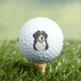 Bernese Mountain Dog Golfball