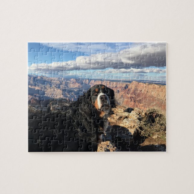Bernese Mountain Dog Grand Canyon Puzzle (Horizontal)