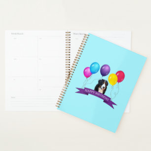 Bernese Mountain Dog Happy Birthday Geschenktasche Planer