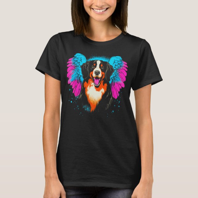 Bernese Mountain Dog Heaven T-Shirt (Vorderseite)