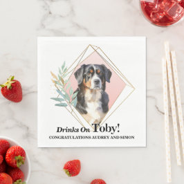 Bernese Mountain Dog I Do Too Napkins Serviette