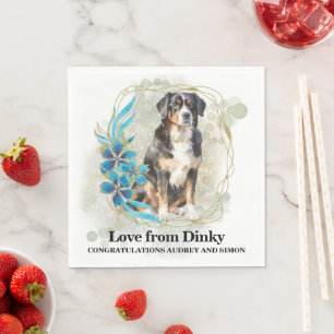 Bernese Mountain Dog I Do Too Napkins Serviette