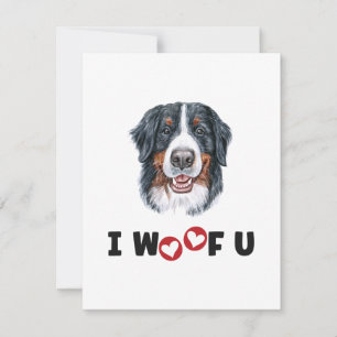 Bernese Mountain Dog I Woof You
