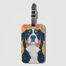 Bernese Mountain Dog Illustration Gepäckstück