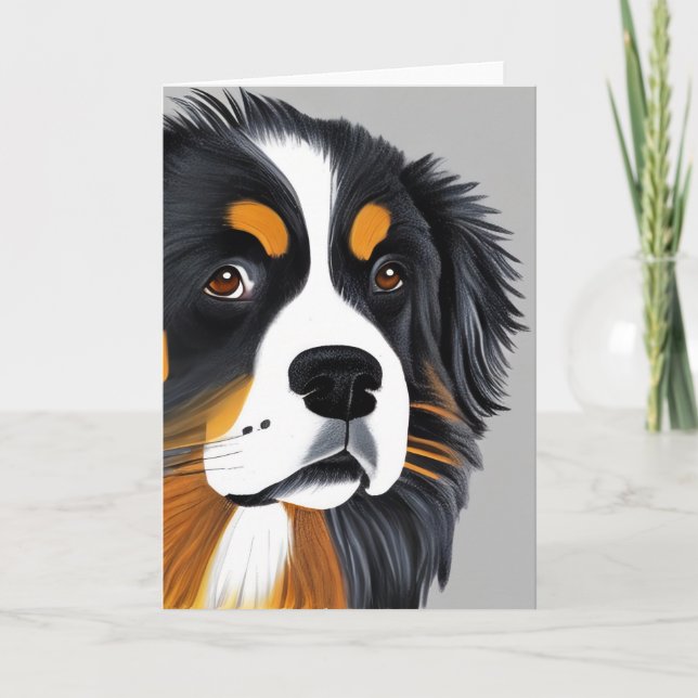 Bernese Mountain Dog Jedes Anlasses Karte (Vorderseite)