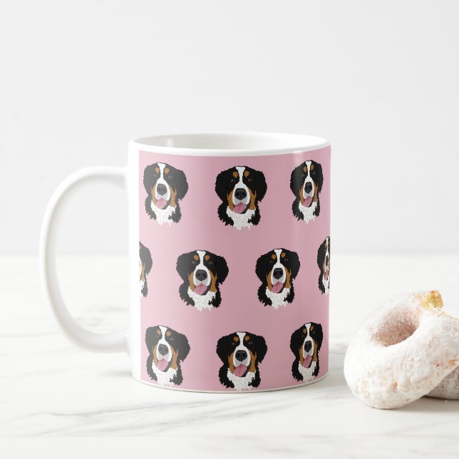 Bernese Mountain Dog Kaffeetasse (Mit Donut)