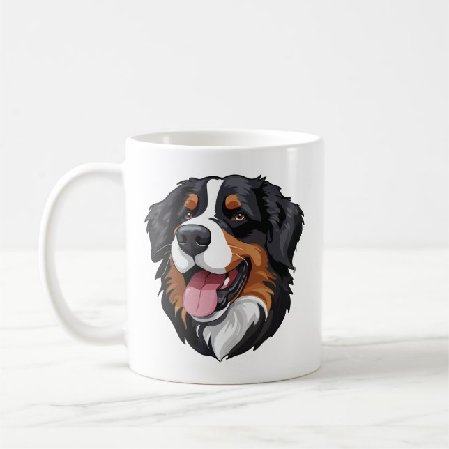 Bernese Mountain Dog Kaffeetasse (Links)