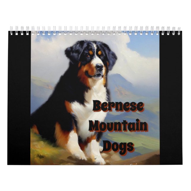 Bernese Mountain Dog Kalender (Titelbild)