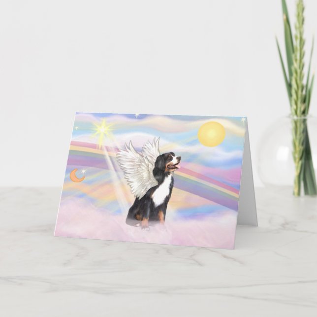 Bernese Mountain Dog Karte (Vorderseite)