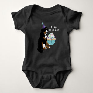 Bernese Mountain Dog Kindergeburtstag Baby Strampler