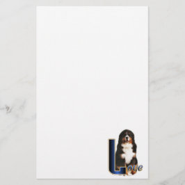 Bernese Mountain Dog Liebe Briefpapier