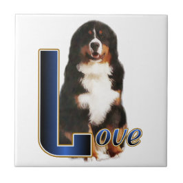 Bernese Mountain Dog Liebe Fliese