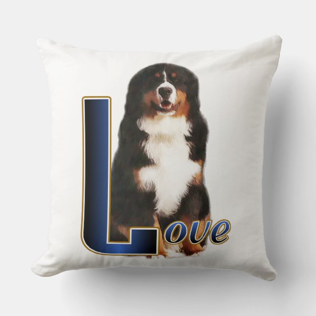 Bernese Mountain Dog Liebe Kissen (Vorderseite)