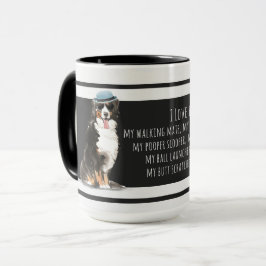 Bernese Mountain Dog Liebe mein Vater Dog Lover Tasse